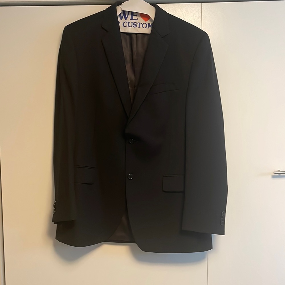 Alfani black pinstripe blazer